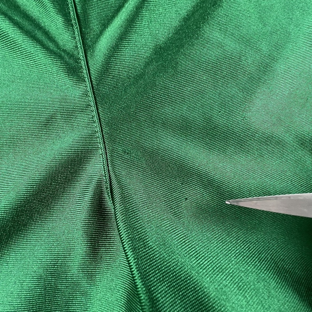 Nike Basketball Dazzle Shorts Mens 2XL Green 11 Inseam Vintage Silky Soft - Picture 13 of 16